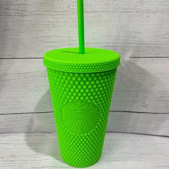 Starbucks neon green Tumbler